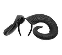 Didiseaon 1 Pc Bandeau D'halloween Couvre-chef De Cornes Masque De Cri Cornes De Costumes Bandes Bandeau En Bois De Cerf Halloween Décorations D'halloween En Plein Air Casque Black Mousse