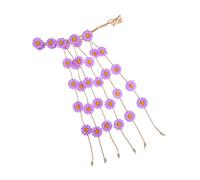 Didiseaon 1 Pc bandeau fleur de soleil bandeau de tournesol accessoires de cheveux de marguerite bandeau à fleurs boucle de cheveux de marguerite casque de marguerite en tissu Lavender