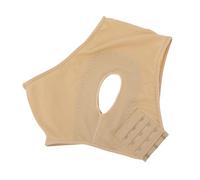 Didiseaon 1 Pc masque fin façonneur de visage masque anti-âge ceinture amincissante lifting patch de menton band facial modeleur de visage v Soie de glace Beige