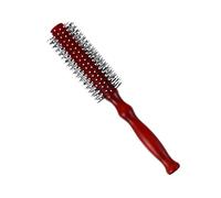 Didiseaon 1 Pc peigne à rouleau en bois de coiffure Hommes peigne texturé à lentes Démêlant cheveux s balayette brush à cheveux de coiffure arbre de lotus rouge