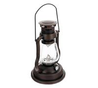 Didiseaon 1 pièce Lampe à Pétrole Rétro Décorative Lampe de Nuit Rechargeable Multifonctionnelle pour Intérieur Bar et Maison sans Batterie Couleur Rouille
