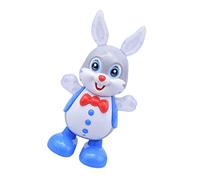 Didiseaon 1 pièce Musical Électronique Forme de Lapin Dansant et Chantant pour Design Cartoon avec Lumières pour Imagination Créativité des Petits
