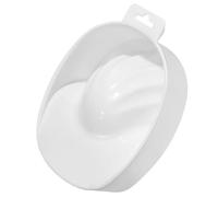 Didiseaon 1 Pièce Tremper la base de main bol trempage doigt Se soucier gel des ongles clou cure ongle Traitement ongle plateau à ongles manucure plateau de poudre à tremper blanche