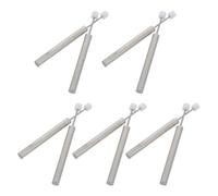 Didiseaon 10 Pièces Amortisseur Hydraulique, Acier Inoxydable | Fermeture Douce et Mouvement Fluide, Réduit le Bruit, pour Bureau Cuisine, Blanc, Plastique