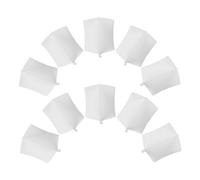 Didiseaon 10 pièces Ballons Blancs Écriturables Ballons à Hélium Gonflables Décorations Uniques pour Anniversaire Mariage et Fêtes Surface Personnalisable pour Vœux