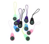 Didiseaon 10 Pièces Boussole Portable pour Garçon Fille avec Cordon Compas Plastique Étanche Outil Dorientation Multifonction pour Randonnée Camping Extérieur Lot de Couleurs