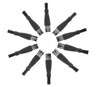 Didiseaon 10 pièces Brosse de Nettoyage Électrique Double Tête pour Rasoir Brosse de Remplacement pour Homme Outil Portable pour Entretien Rasoir à et Voyage