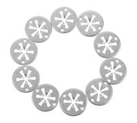 Didiseaon 10 pièces Clips de Protection Thermique Métal pour Voiture Fixations Résistantes Chaleur Pince de Serrage pour Bouclier Isolant Sous Carrosserie