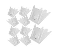 Didiseaon 10 pièces Clips Support Étagère Congélateur Acier Inoxydable Fixations Pour Réfrigérateur Support Stable et Installation Facile Optimise Rangement Placard Freezer