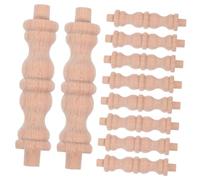 Didiseaon 10 Pièces Colonne Sculpté Décoration Européenne pour Cabinet à Vin Pilliers Rustiques pour Salle de Séjour Élégance Compacte