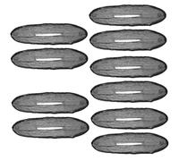 Didiseaon 10 Pièces En Maille Outil Rouleau à Cheveux Fer à Friser Fabricant De Chignons Accessoires Pour Cheveux Paresseux En Tissu Manquer La Modélisation Bandeau