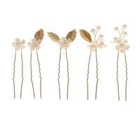 Didiseaon 10 Pièces Épingle à cheveux hairpin barrettes hair charms barettes hair topper embellissements de fleurs coiffe de mariée Décoration de cheveux coiffure de mariée de zinc