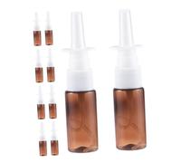 Didiseaon 10 pièces Flacon Pulvérisateur Nasal Pet et Précis de Bouteilles Rechargeables pour Dosage Exact Portable et Réutilisable pour Soins Nez et Brume Faciale de Voyage