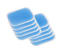 Didiseaon 10 pièces Gel Pads de Remplacement pour Appareil Abdominal Patches de Gel pour Tonificateur Musculaire et Électrostimulateur Conception Souple et Conduite Électrique pour Fitness