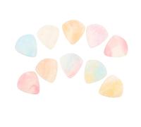 Didiseaon 10 Pièces Heart Shaped Resin Guitar Picks For Electric Acoustic Bass Ukulele Fast Strumming Speed Enhancing Gradient Plectrums For Beginners And Players