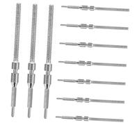 Didiseaon 10 pièces Kit de Tiges de Remontage Acier Inoxydable pour Montre Mécanique Légères et Résistantes Outils de Réparation Portables pour Fournitures Horlogères
