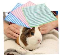 Didiseaon 10 pièces Lot de Absorbantes pour Petits Animaux Doublures Respirantes et Lavables pour Cage de Cobayes Hamsters et Cochons Tapis Doux et