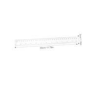 Didiseaon 10 pièces Lot de Règles Plastique Transparentes avec Loupe Intégrée Règle Droite Précise pour Dessin Darchitecture Mesure et Usage Scolaire Outil Polyvalent et Portable