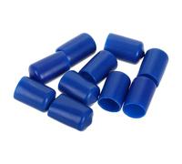 Didiseaon 10 pièces Manchons Antidérapants en Caoutchouc pour Protection de Tête de Canne de Billard et Snooker 13mm Bleu 10pcs