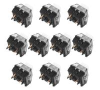 Didiseaon 10 Pièces Mechanical Keyboard Switches Clicky Gaming Switches for DIY Replacement with Tactile Feedback and Fast Response