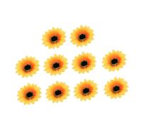 Didiseaon 10 pièces Pinces Cheveux Fleur Tournesol Jaune Pince à Cheveux Antidérapante Accessoires Coiffure Filles Cadeau Mode