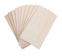 Didiseaon 10 Pièces Planches de Bois D'œuvre Non Finies 170x300x3mm en Bois Beige Résistantes au Gauchissement, Faciles à Graver pour Peinture et Bricolage Artisanal
