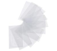 Didiseaon 10 pièces Porte Étiquettes Transparentes Adhésives Pochette Carte Indice Réutilisable Protection Cartes PVC et