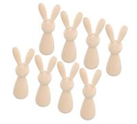 Didiseaon 10 pièces Poupées Non Lapin DIY Décoration Maison Artisanat Lapins pour Activités