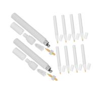 Didiseaon 10 Pièces Refillable Paint Markers Empty Pen Rods With Round Tips Precise Flow Control Lightweight And Compatible Markers For Oil Water Ink Art And DIY
