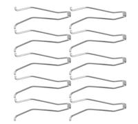 Didiseaon 10 Ressorts de Rechange pour Pince à Ongles en Acier Inoxydable Argenté, Installation Rapide et Précision Améliorée, pour Pédicure et Usage en Salon