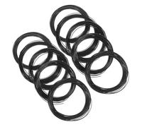 Didiseaon 10 rouleaux Fil Aluminium pour Bonsaï Noir de Fil de Formation Souple pour Jardinage et Modelage des Arbres