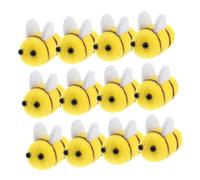 Didiseaon 100 Pièces Décorations Abeilles Feutre de Laine pour DIY Embellissements Mignons et Résistants Accessoires Légers pour Fête Shower et Créations Artisanales