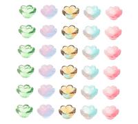 Didiseaon 100 Pièces Lot de Perles Verre Faites Main Forme Clochette Dégradé pour Bijoux DIY Pendentifs Fleur de Symbolique pour Bracelets Boucles Oreilles