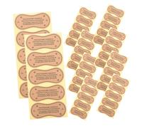 Didiseaon 100 Pièces Pantalons Autocollants Doublures De Tongs sous Stickers Papier De Doublure De Vêtements Protège-Slips String Papier Kraft Light Brown