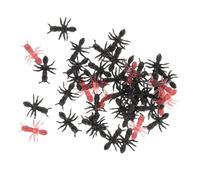 Didiseaon 1000 Pièces Fausses Fourmis Plastique Jouet Accessoires de Jardin Fourmis Décorations Artificielles pour Halloween Enseignement xploration Nature