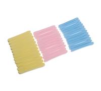 Didiseaon 108pièces Tampons Démaquillants Compressés Exfoliants Visage Jetables Éponges Nettoyantes Douces pour Nettoyage Profond des Pores Lot Rose Jaune Bleu Couleur Couleur Aléatoire