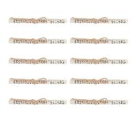 Didiseaon 10pcs Parchemins Authentiques Hébreux pour Décoration de Porte Juive, Ornement Beige en Papier et Corde, Bénédiction Traditionnelle pour Mitzvahs Religieuses et Décoration