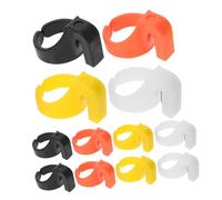 Didiseaon 12 pièces Anneaux Coupe Fil Plastique Ergonomiques pour Couture Tricot Broderie Anneaux de Coupe pour Fils DIY Accessoires Multicolores
