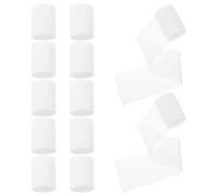 Didiseaon 12 Pièces Bandes de Plâtre en Tissu Blanc pour Projets Artistiques Soi-même, Facile à Modeler et Flexible, pour Sculpture, Moulage Corporel et Décoration de Paysages