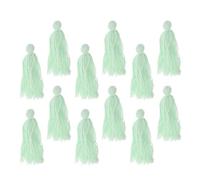 Didiseaon 12 Pièces Brosse D'élevage pour Poissons et Crevettes, Cachette Flottante pour Ponte D'œufs, Décoration D'aquarium en Tissu Mélangé Vert Clair, Entretien Facile en Aquarium d'eau