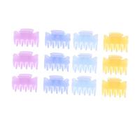 Didiseaon 12 Pièces griffe de cheveux mini pinces clip latéral étui de sécateur à clipser mini-barrettes pinces cheveu hairpin hair clip mini griffe de cheveux pince à cheveux