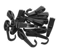 Didiseaon 12 pièces Lot de Clips pour Casque de Sécurité Crochet Plastique Antidérapant pour Fixation de Lampe Frontale sur Casque de Chantier Accessoire pour Éclairage Travail Sécurisé