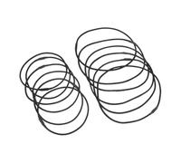 Didiseaon 12 Pièces Microphone Shock Mount Elastic Bands Replacement Rubber Rings For Mic Holder Vibration Clips In Two For Studio And Home Recording