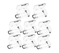 Didiseaon 12 pièces Mini Boîtes Dragées Transparentes Forme de Valise Boîtes Faveur Robustes Plastique avec Intérieur Spacieux et Fermeture Facile Pour Mariage Anniversaire et Décoration