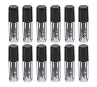 Didiseaon 12 Pièces Mini Tube de Mascara Vide 0,8ml en Acrylique, avec | Prise en Main Confortable, Usage Quotidien et Voyage, Design Portable, Application Précise, Usage Rechargeable