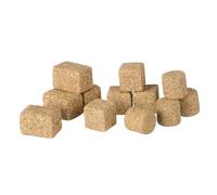 Didiseaon 12 pièces Miniature Hay Set Assorted Shapes Decorative Straw Blocks for DIY Mini Garden Dollhouse Scene Craft