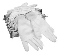 Didiseaon 12 Pièces Moufles de Travail de Sécurité Pu Enduits en Nylon | Protection Antistatique, Confort Doux et Résistance à L’usure, pour Électriciens, Mécaniciens, Atelier et Ordinateur