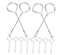 Didiseaon 12 pièces Ouvre-seau Multifonction Clé pour Seaux de Peinture et Ouvre-bouteille Outil Simple sans Outil Supplémentaire pour Barils Canettes et Bidons Huile