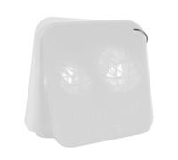 Didiseaon 12 Pièces Pochoirs Géométriques, Modèles de Dessin de Formes Mathématiques en Plastique Blanc 5,12x5,12 Po, Réutilisables, avec Anneau, pour Garçon et Filles, Loisirs Créatifs