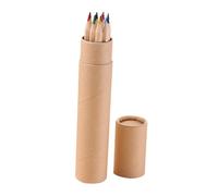 Didiseaon 12 pièces Set de Crayons de Couleur Longue Durée avec Boîtier Naturel Pointe Résistante pour Dessin Esquisse et Aquarelle sur Papier